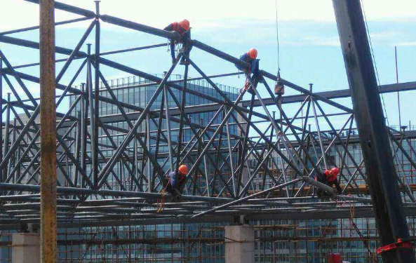 涿州论钢结构网架装配的步履和相关关注变乱